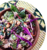 Detox salad with Tahini
