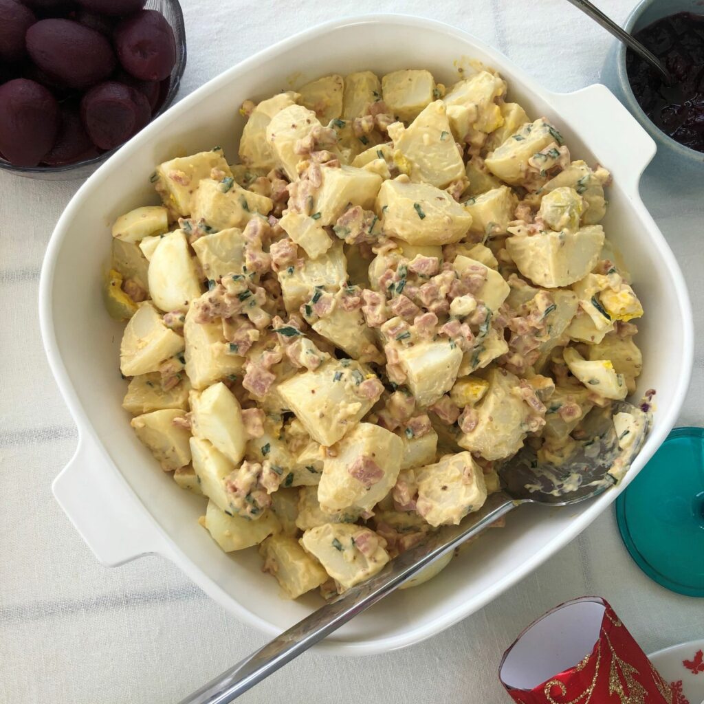 potato salad created from a recipe by Nyanda Dennison