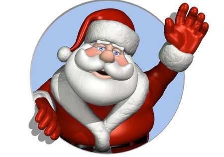 santa waving | tips to stay healthy during the holidays | Perpetual Wellbeing