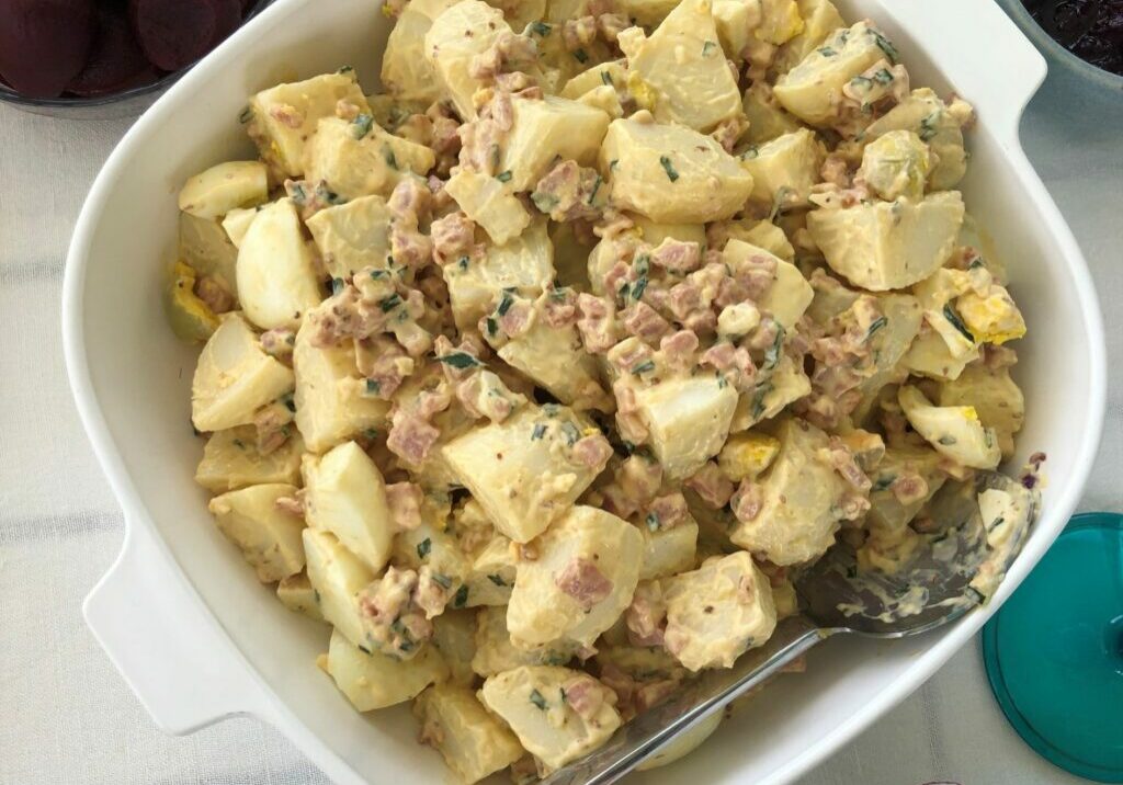 potato salad created from a recipe by Nyanda Dennison